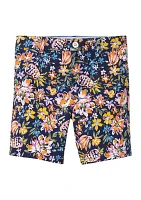 Girls 4-6x Printed Regulation Shorts