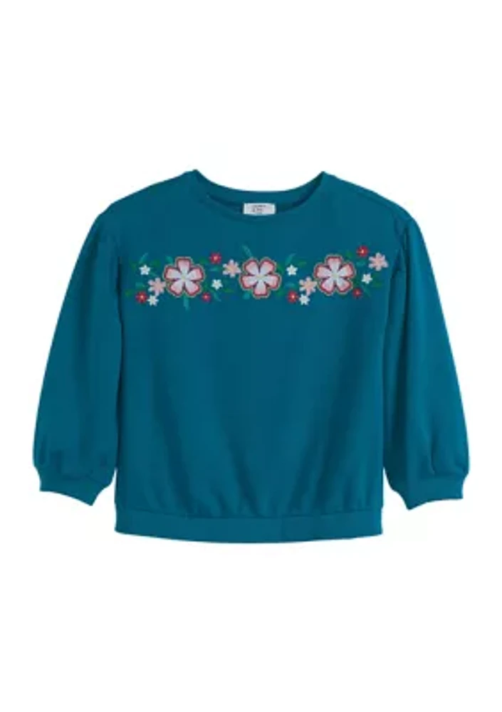 Girls 4-6x Long Sleeve Sweatshirt