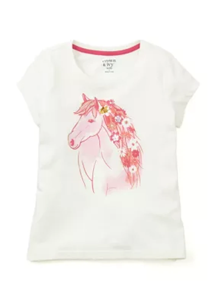 Girls 4-6x Essentials Graphic T-Shirt