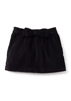 Girls 4-6x Corduroy Bow Skirt