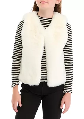 Girls 7-16 Fur Vest