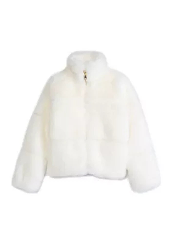 Girls 4-6x Fur Jacket