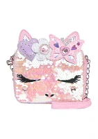 Girls Sequin Glitter Crossbody Bag