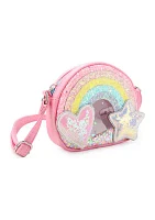 Rainbow Sequin Crossbody Bag