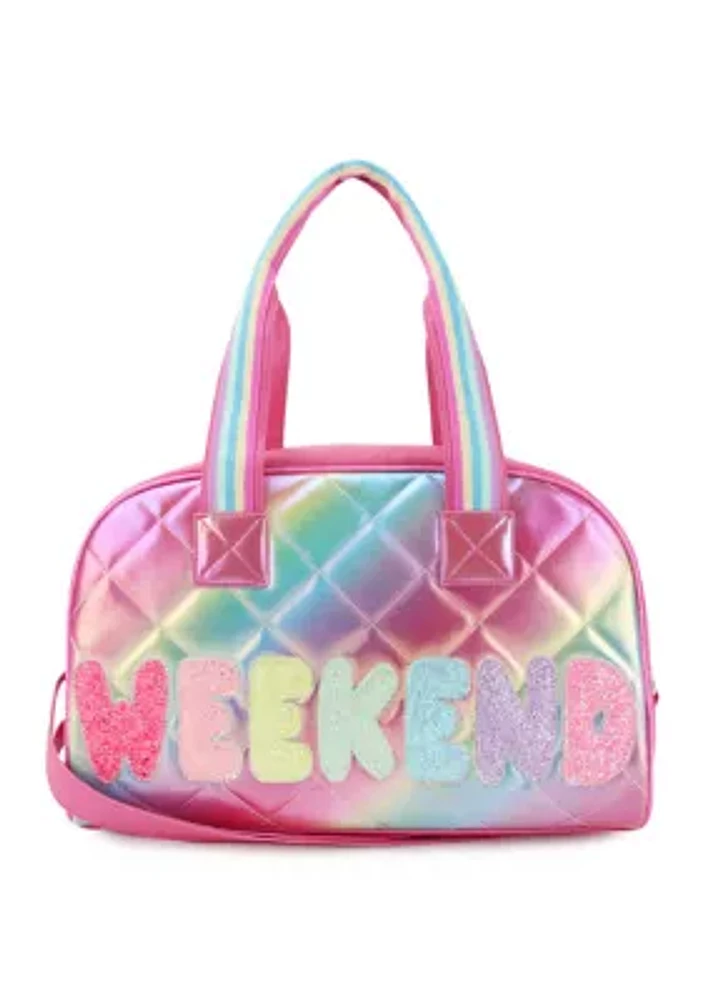 Girls Weekend Quilted Medium Duffel Bag