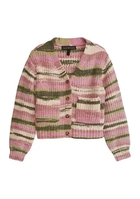 Girls 4-6x Oversized Cardigan