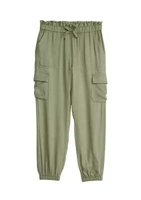 Girls 4-6x Soft Cargo Pants