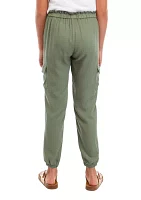 Girls 7-16 Soft Cargo Pants