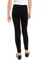 Girls 7-16 Pull On Solid Leggings