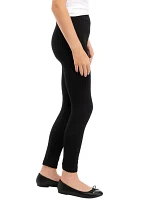 Girls 7-16 Pull On Solid Leggings