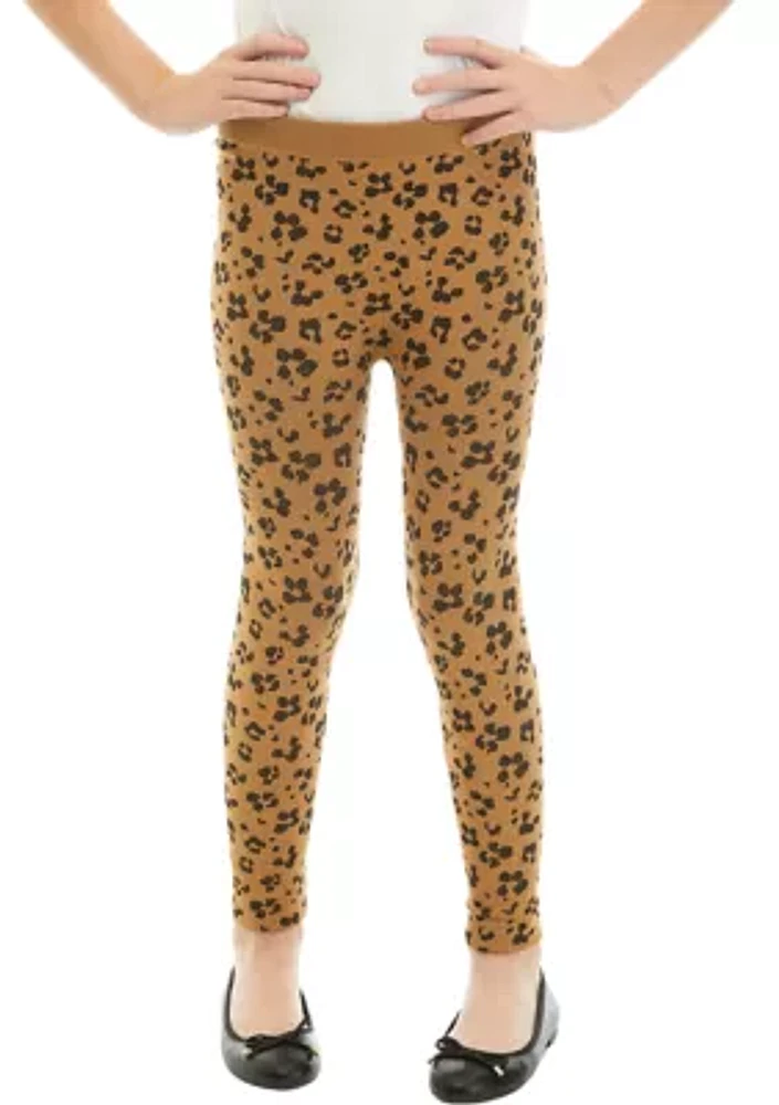 Girls 7-16 Pull On Printed Leggings