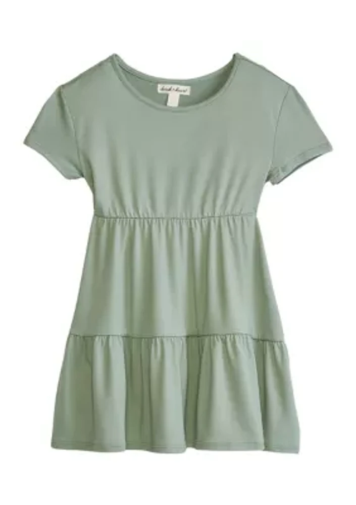 Girls 4-6x Tiered T-Shirt Dress