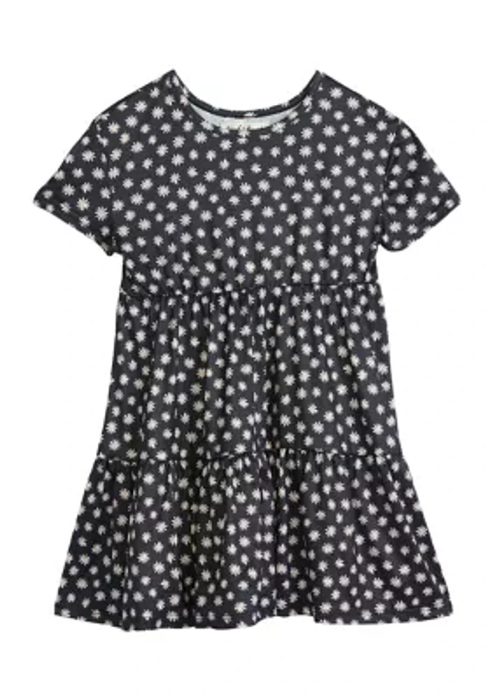 Girls 4-6x Tiered T-Shirt Dress