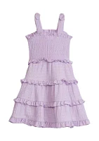 Girls 4-6x Tiered Dress