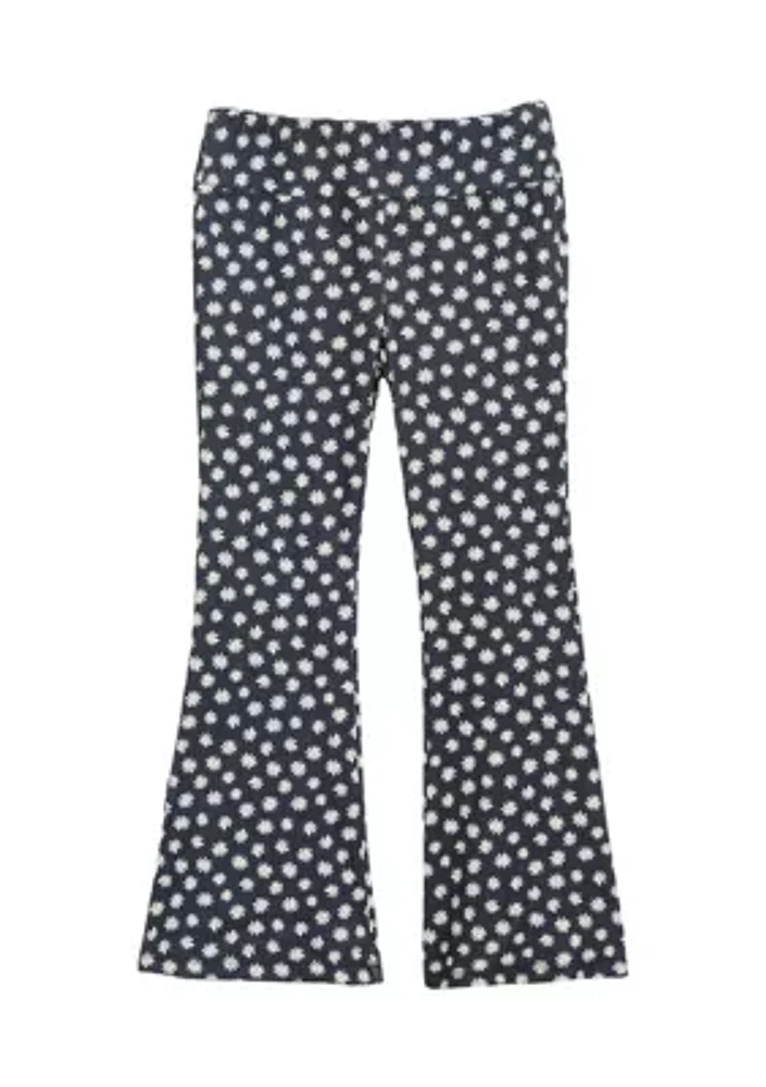 Girls 4-6x Pull On Flare Leggings