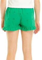 Girls 7-16 Pull On Ruffle Hem Shorts