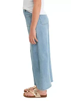 Girls 7-16 Twill Wide Leg Pants