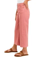 Girls 7-16 Wide Leg Button Front Pants