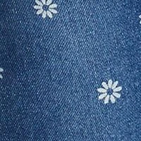 Girls 7-16 Denim Flare Jeans with Daisy Print