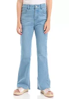 Girls 7-16 Denim Flare Pants