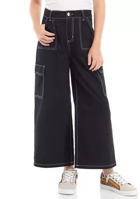 Girls 7-16 Cargo Straight Leg Pants