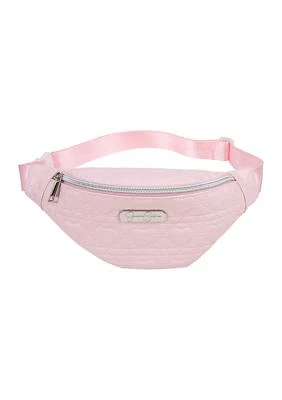 Girls Quilted Crossbody Sling Fanny Pack