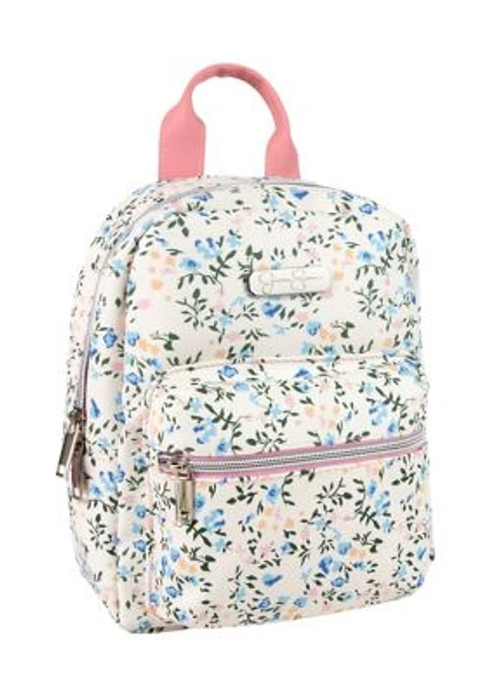 Multi Floral Printed Backpack