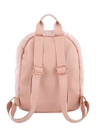 Quilted Faux Fur Mini Backpack