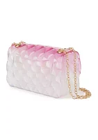 Quilted Texture Jelly Bag with Chain 