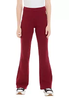 Girls 7-16 Pull On Flare Ponte Pants