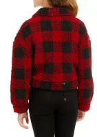 Girls 7-16 Buffalo Plaid Shacket