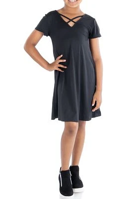 Girls Short Sleeve T Shirt Dress