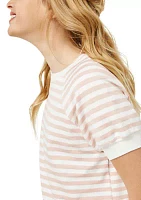 Girls 7-16 Knit Stripe T-Shirt