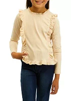 Girls 7-16 Ruffle Detailed Top