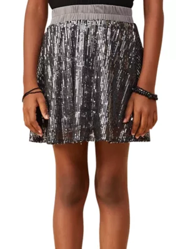 Girls 7-16 Sequin Mini Skirt