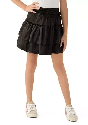 Girls 7-16 Ruffle Tiered Skirt