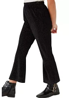 Girls 7-16 Textured Velvet Wide Leg Pants