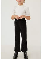 Girls 7-16 Textured Velvet Wide Leg Pants