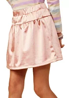 Girls 7-16 Banded Metallic Skirt