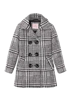 Girls 4-6x Faux Wool Peacoat