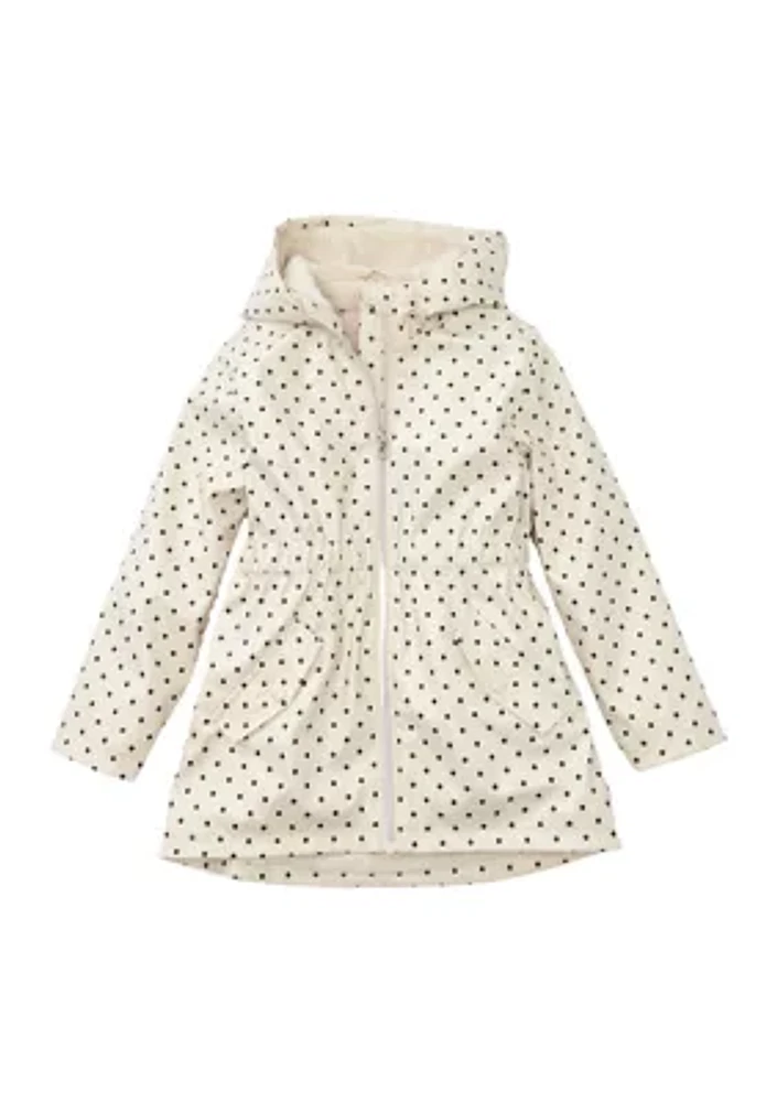 Girls 4-6x Polka Dot Raincoat