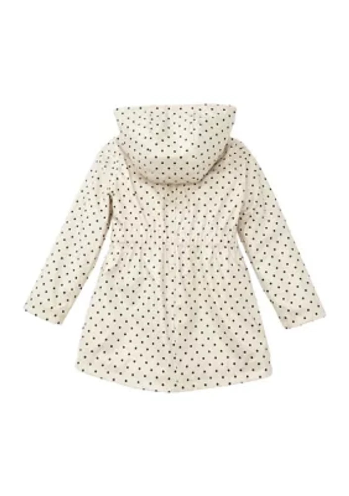 Girls 4-6x Polka Dot Raincoat