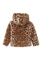 Girls 4-6x Cozy Zip Jacket with Hood