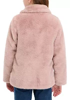 Girls 7-16 Cozy Faux Fur Coat