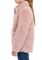 Girls 7-16 Cozy Faux Fur Coat