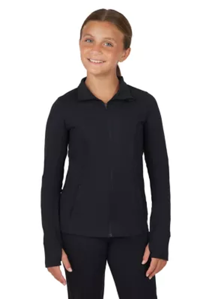 Girls 7-16 Performance Zip Up Jacket