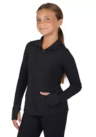 Girls 7-16 Performance Zip Up Jacket