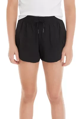 Girls 7-16 Woven 2 1 Running Shorts