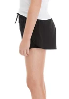 Girls 7-16 Woven 2 1 Running Shorts