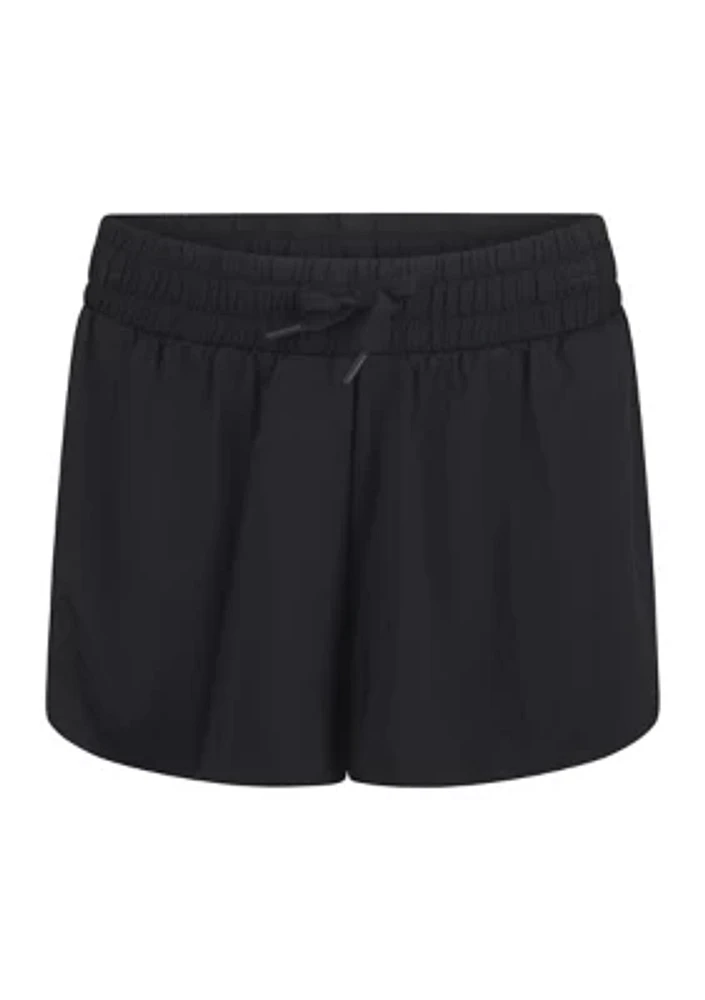 Girls 7-16 Solid Tie Waist Skort